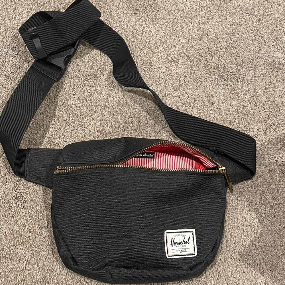 Black Herschel Fanny pack